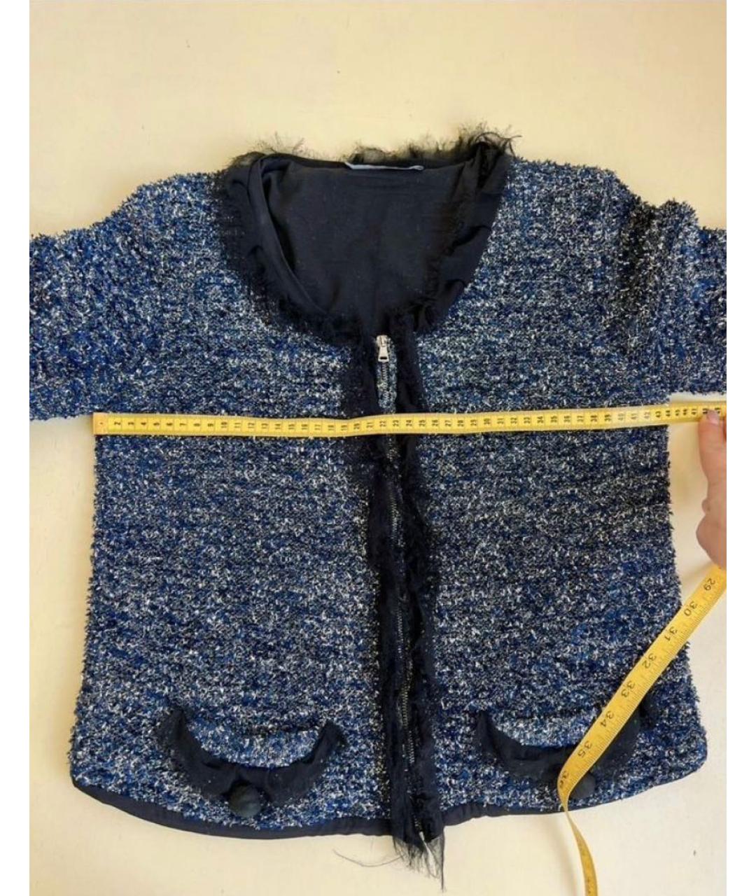 DOLCE&GABBANA Синий жакет/пиджак, фото 5