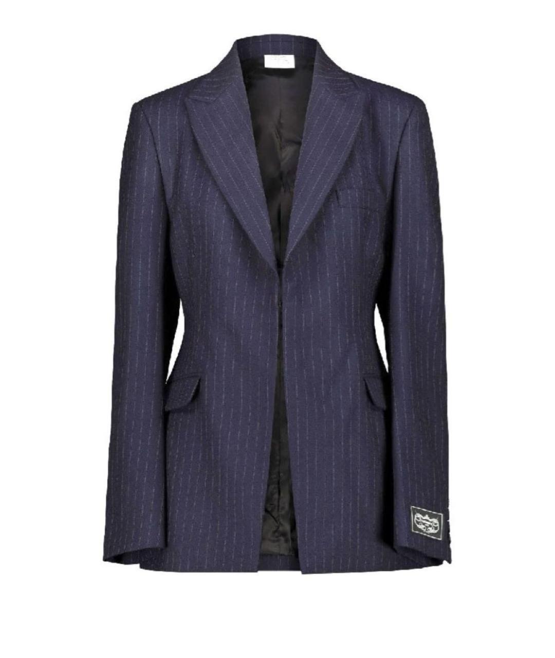 VETEMENTS Темно-синий шерстяной жакет/пиджак, фото 7