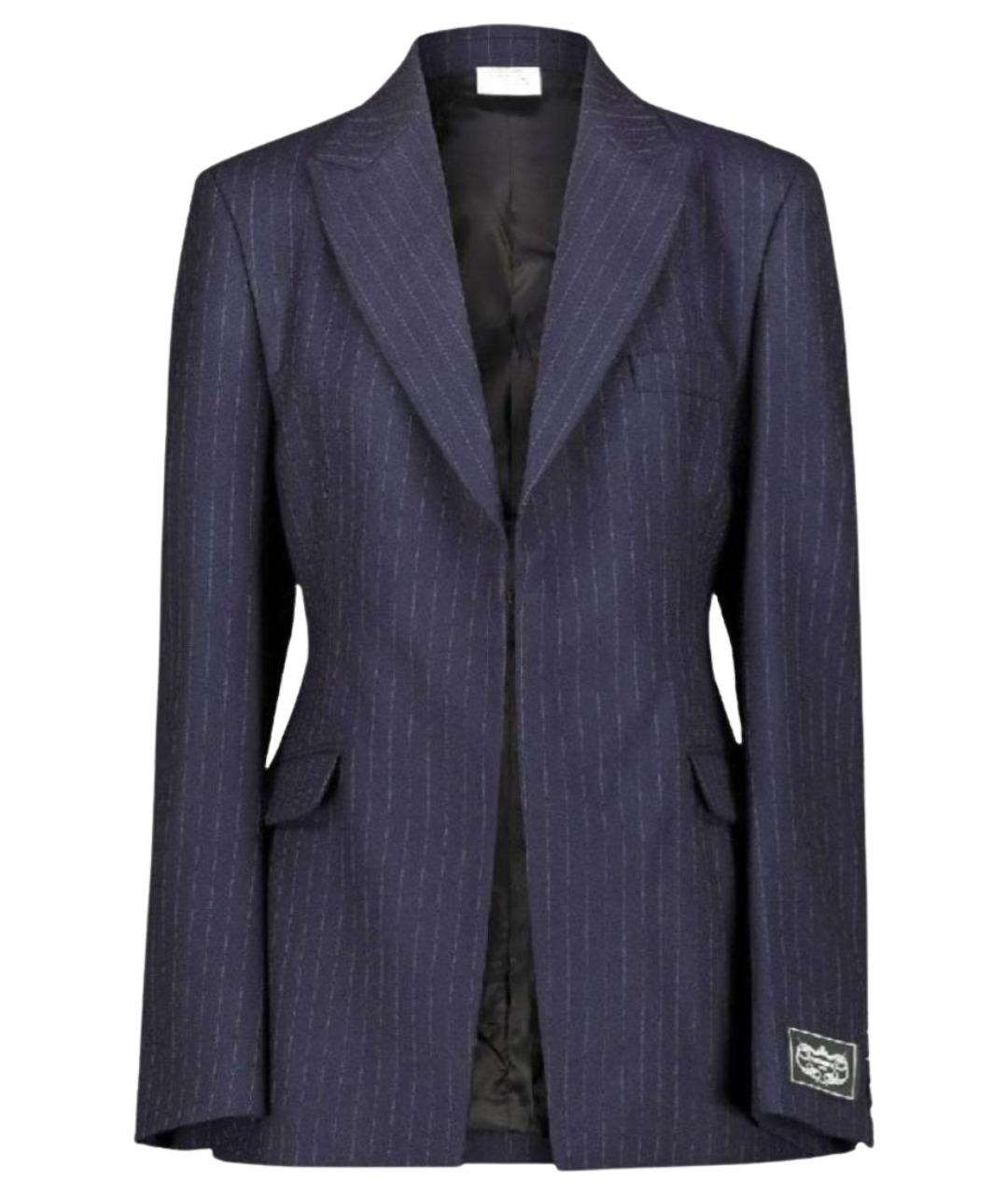 VETEMENTS Темно-синий шерстяной жакет/пиджак, фото 1