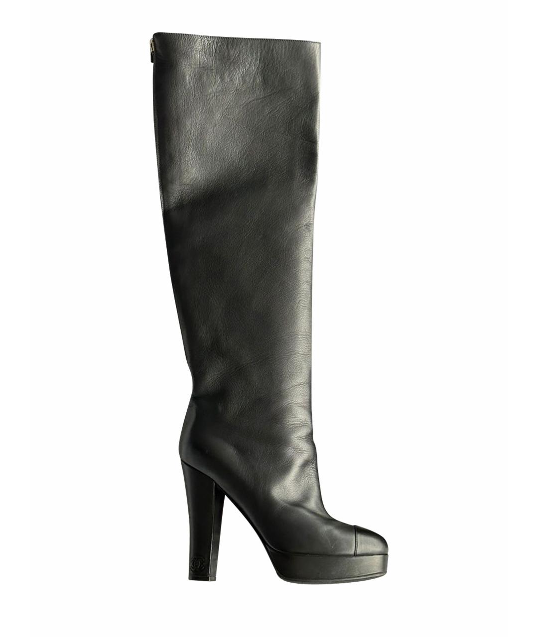 CHANEL Кожаные сапоги, фото 1