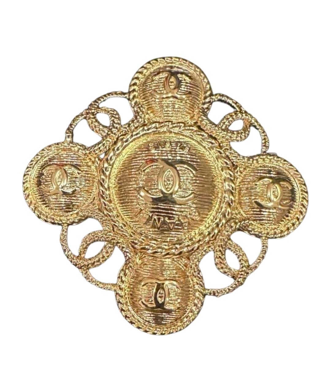 CHANEL Золотая булавка / брошь, фото 1