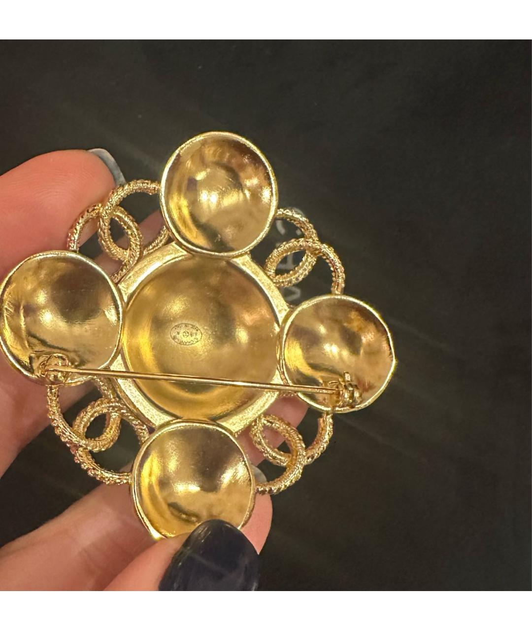 CHANEL Золотая булавка / брошь, фото 2