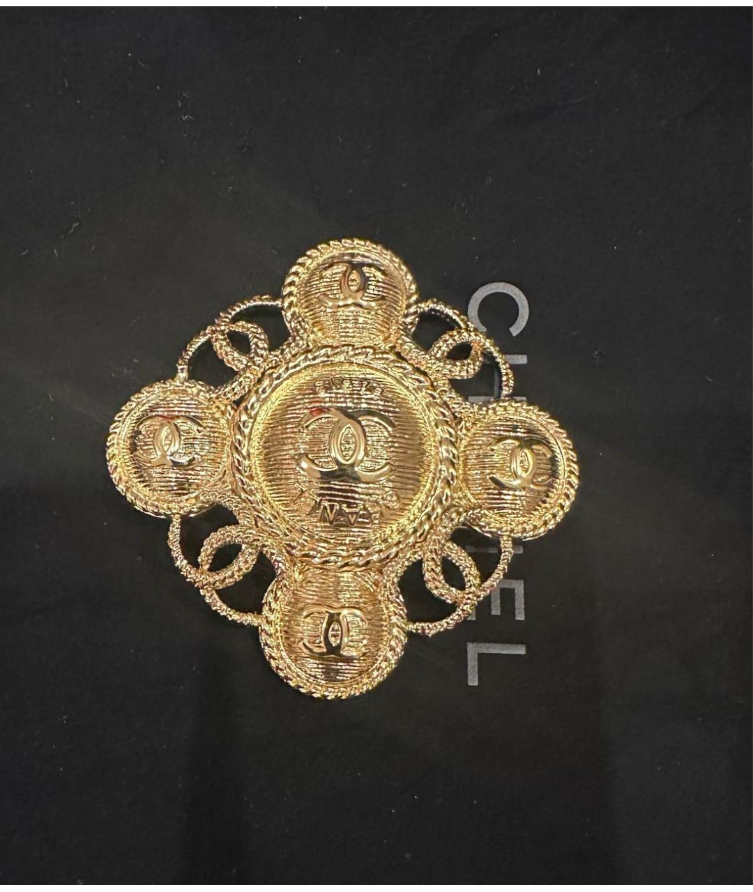 CHANEL Золотая булавка / брошь, фото 4