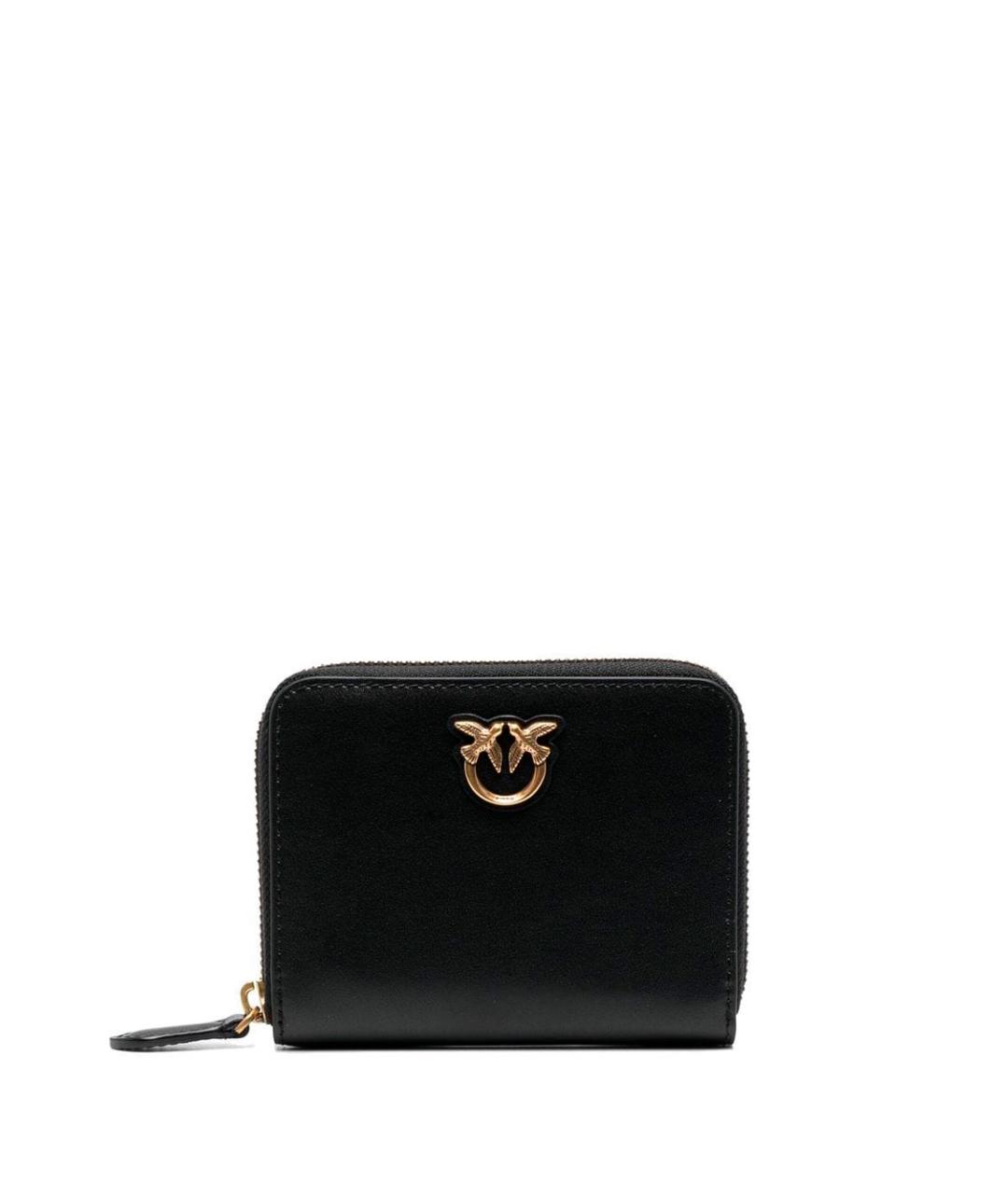 PINKO Черный кожаный кошелек, фото 1