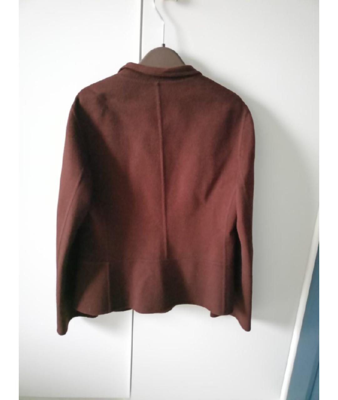 ESCADA Коричневый шерстяной жакет/пиджак, фото 2