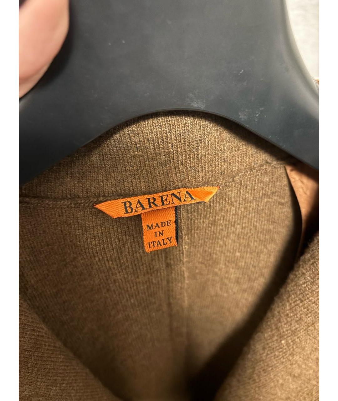 BARENA Коричневый шерстяной пиджак, фото 3