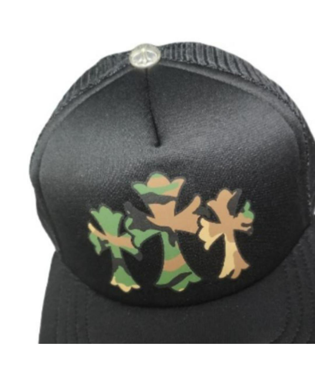 CHROME HEARTS Черная кепка/бейсболка, фото 3