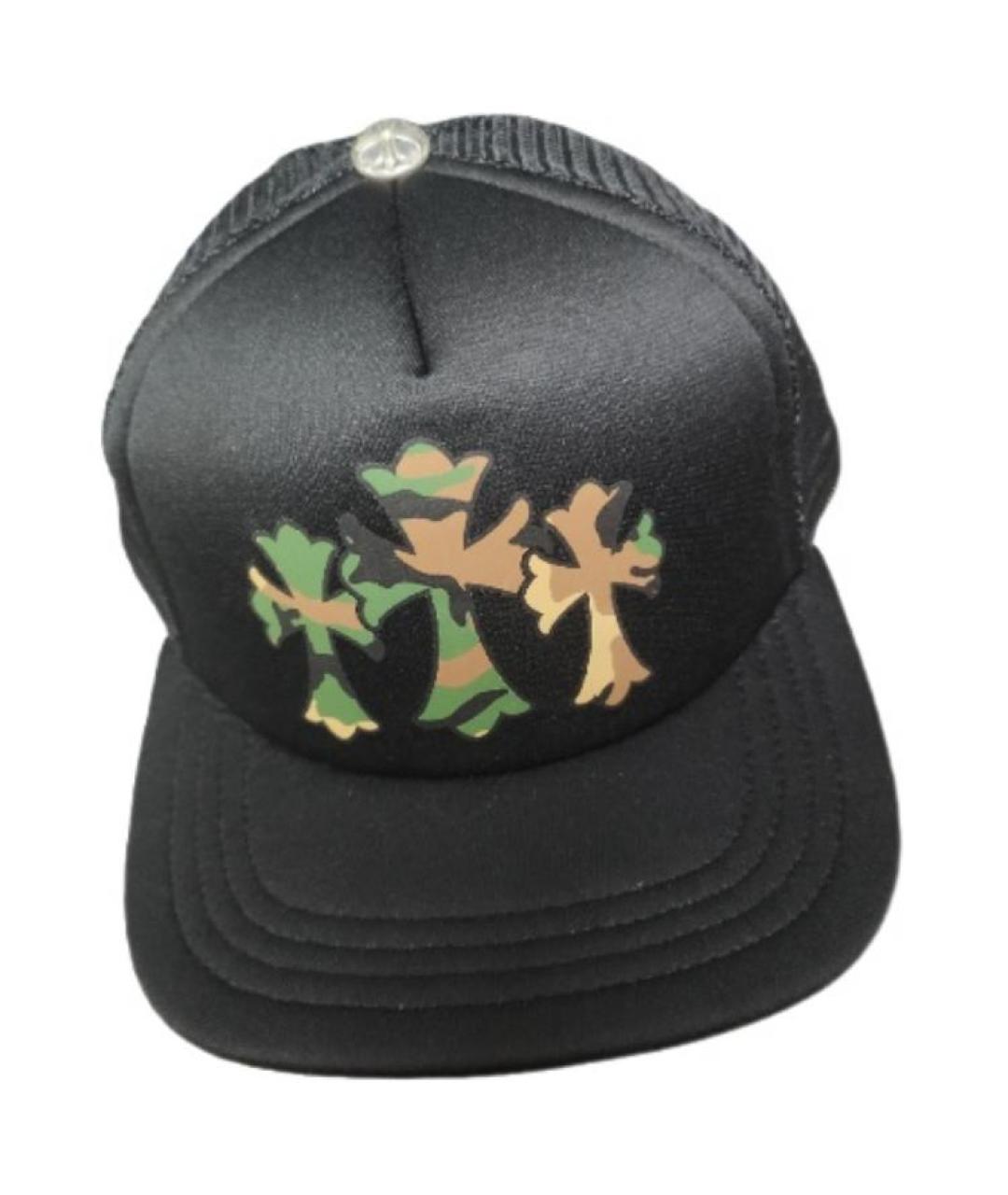 CHROME HEARTS Черная кепка/бейсболка, фото 1