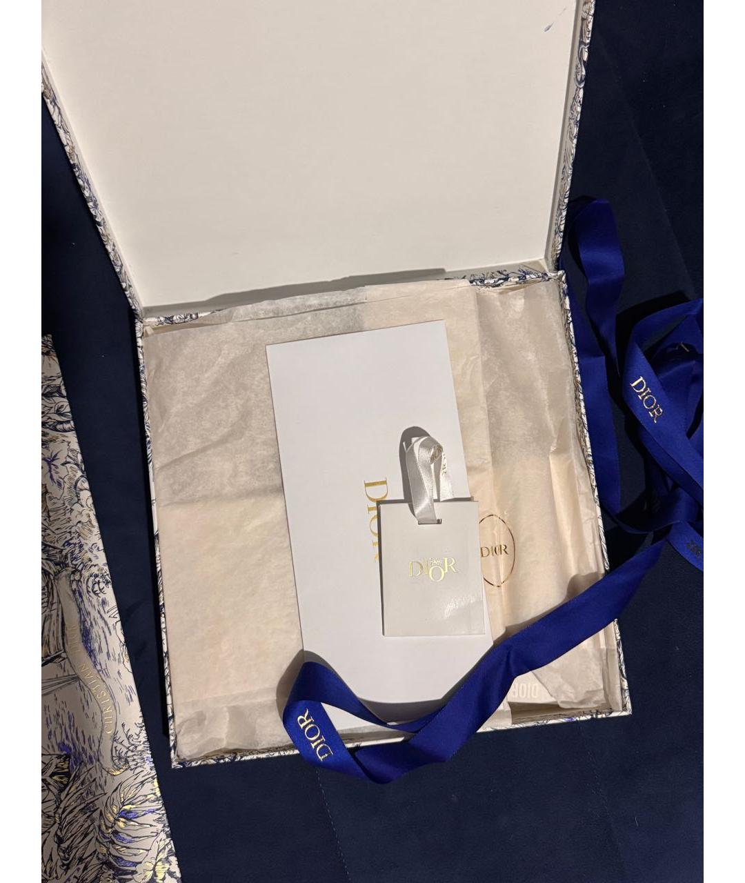 CHRISTIAN DIOR Золотая полиэстеровая юбка, фото 6