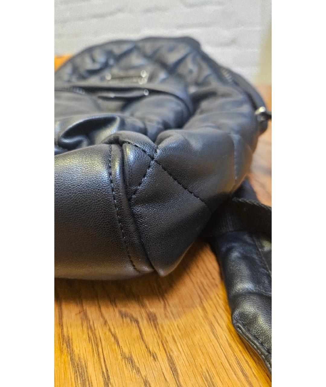 MARC JACOBS Черный рюкзак из искусственной кожи, фото 6