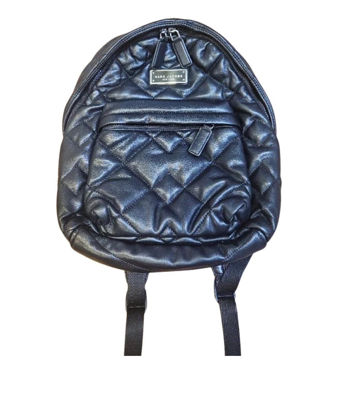 MARC JACOBS Черный рюкзак из искусственной кожи, фото 1