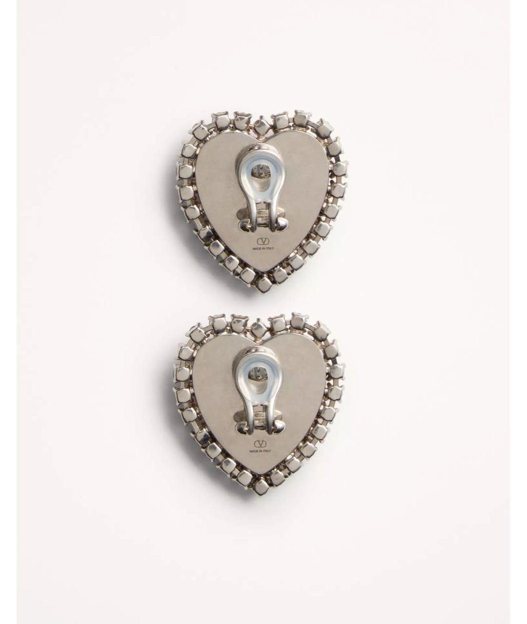 VALENTINO Голубые металлические серьги, фото 3