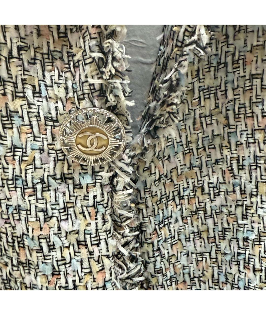 CHANEL Хлопковый жакет/пиджак, фото 2