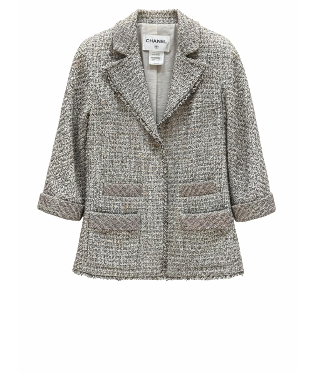 CHANEL Хлопковый жакет/пиджак, фото 1
