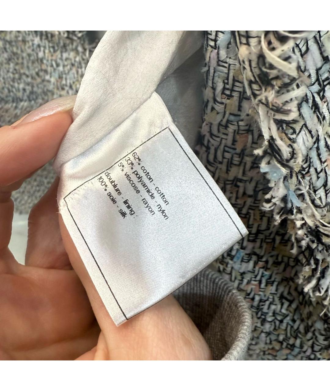 CHANEL Хлопковый жакет/пиджак, фото 5