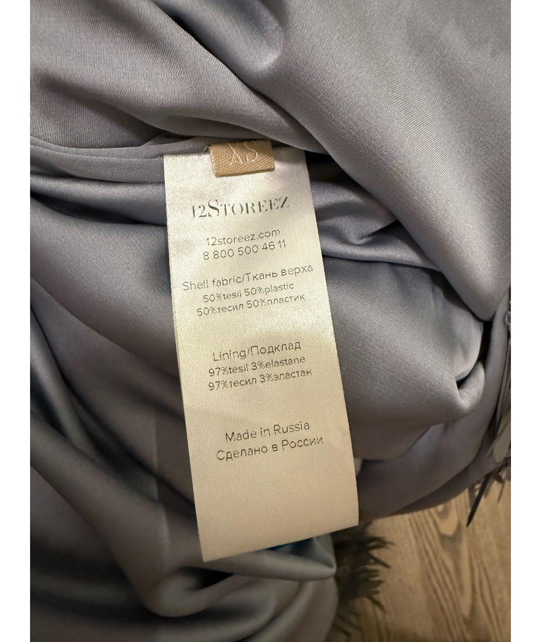 12 STOREEZ Серая юбка миди, фото 5