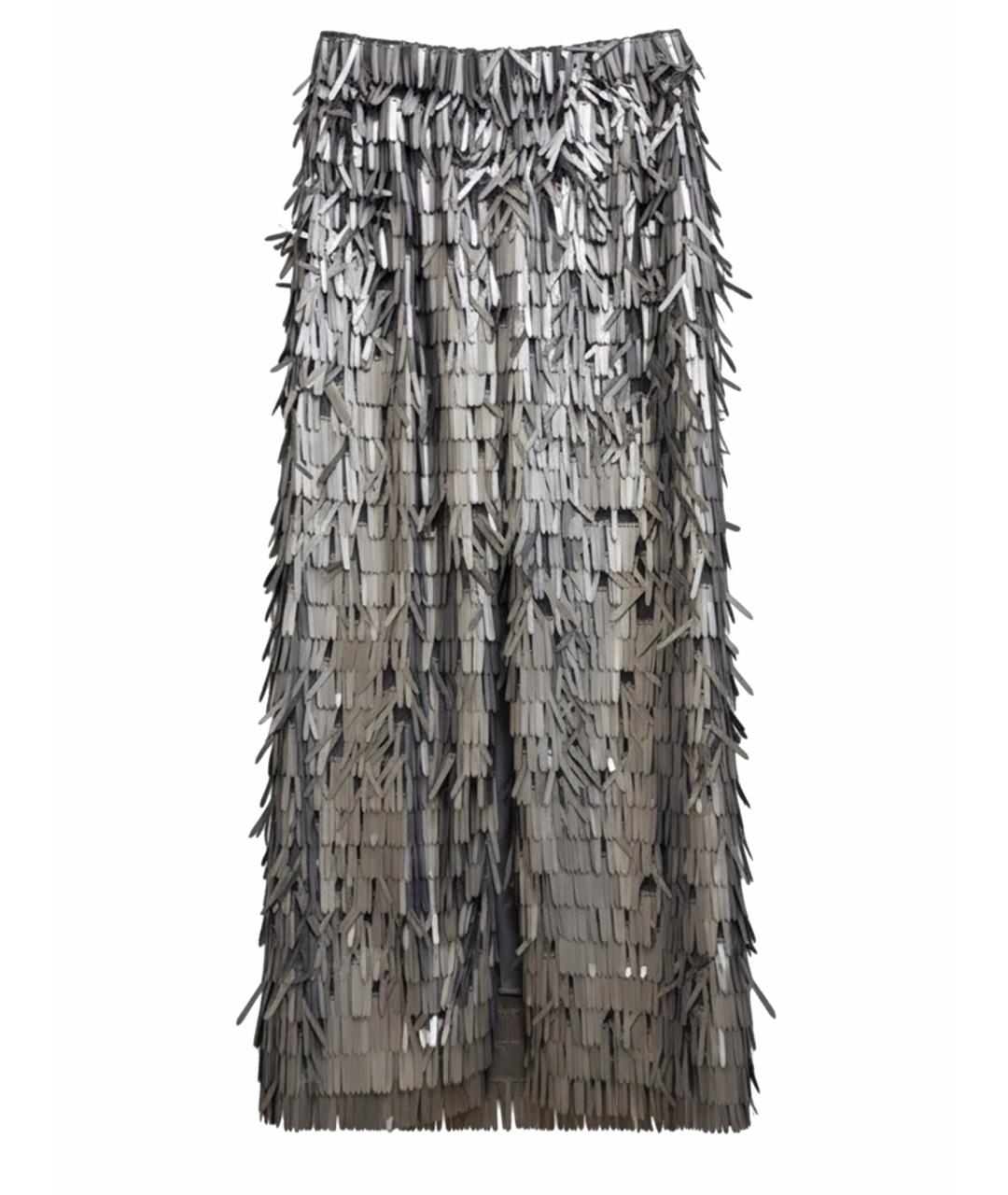 12 STOREEZ Серая юбка миди, фото 1