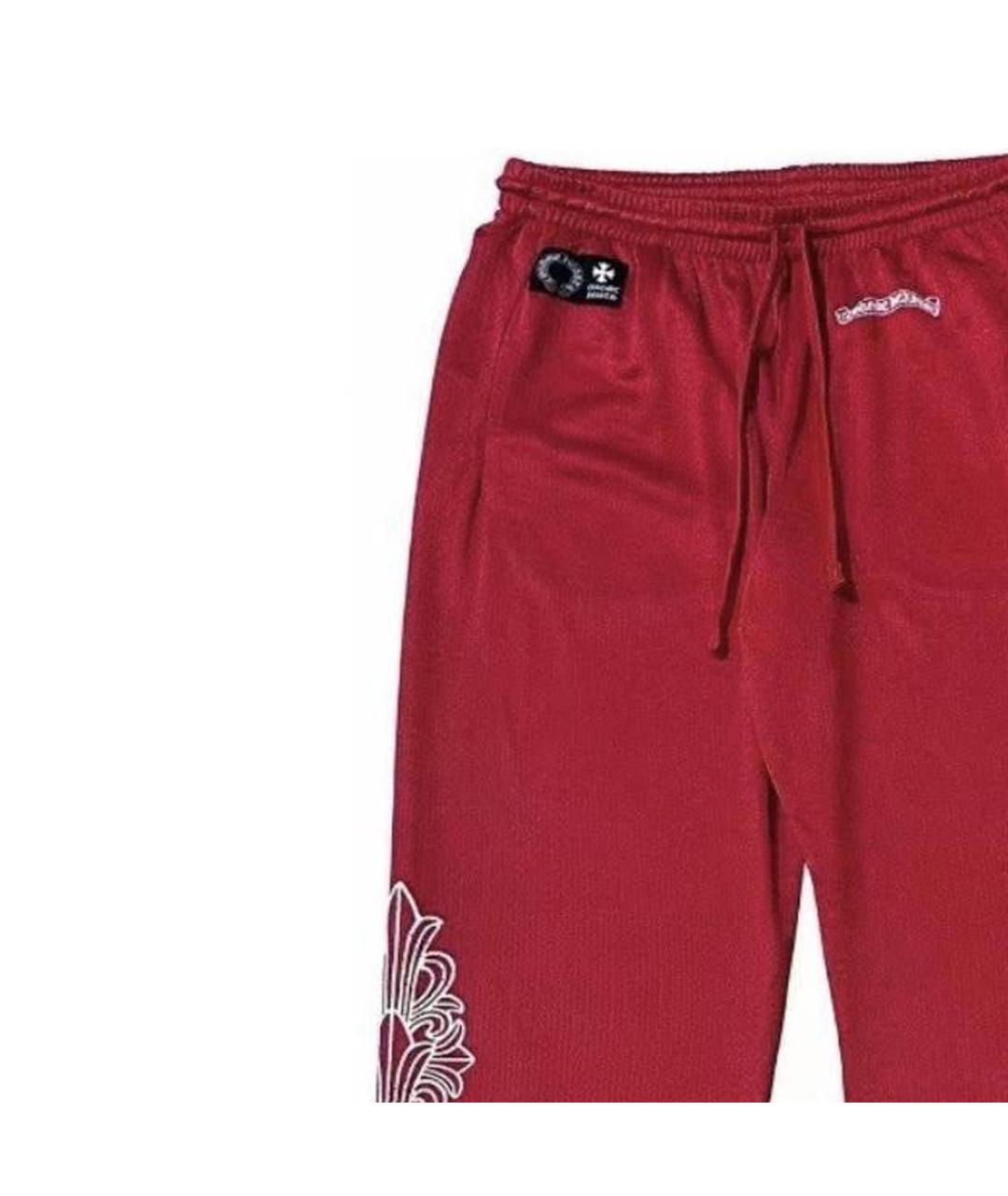 CHROME HEARTS Красные повседневные брюки, фото 3