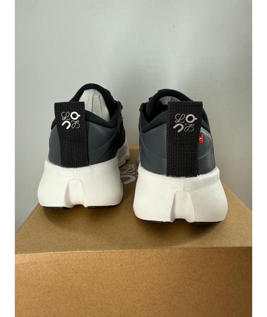 LOEWE Черные текстильные кроссовки, фото 4