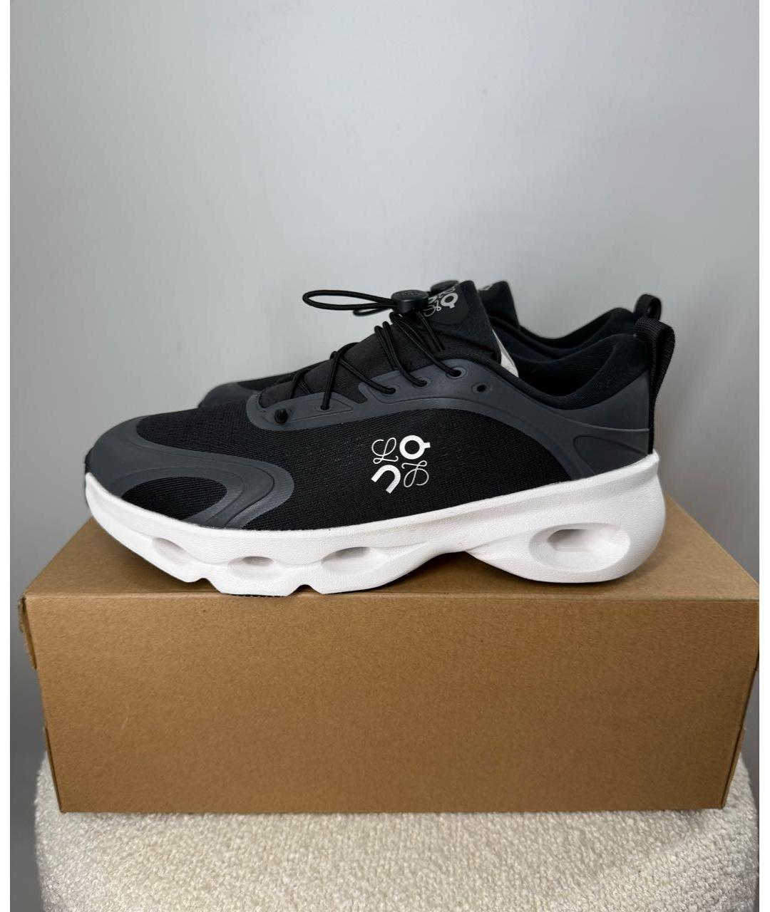 LOEWE Черные текстильные кроссовки, фото 9