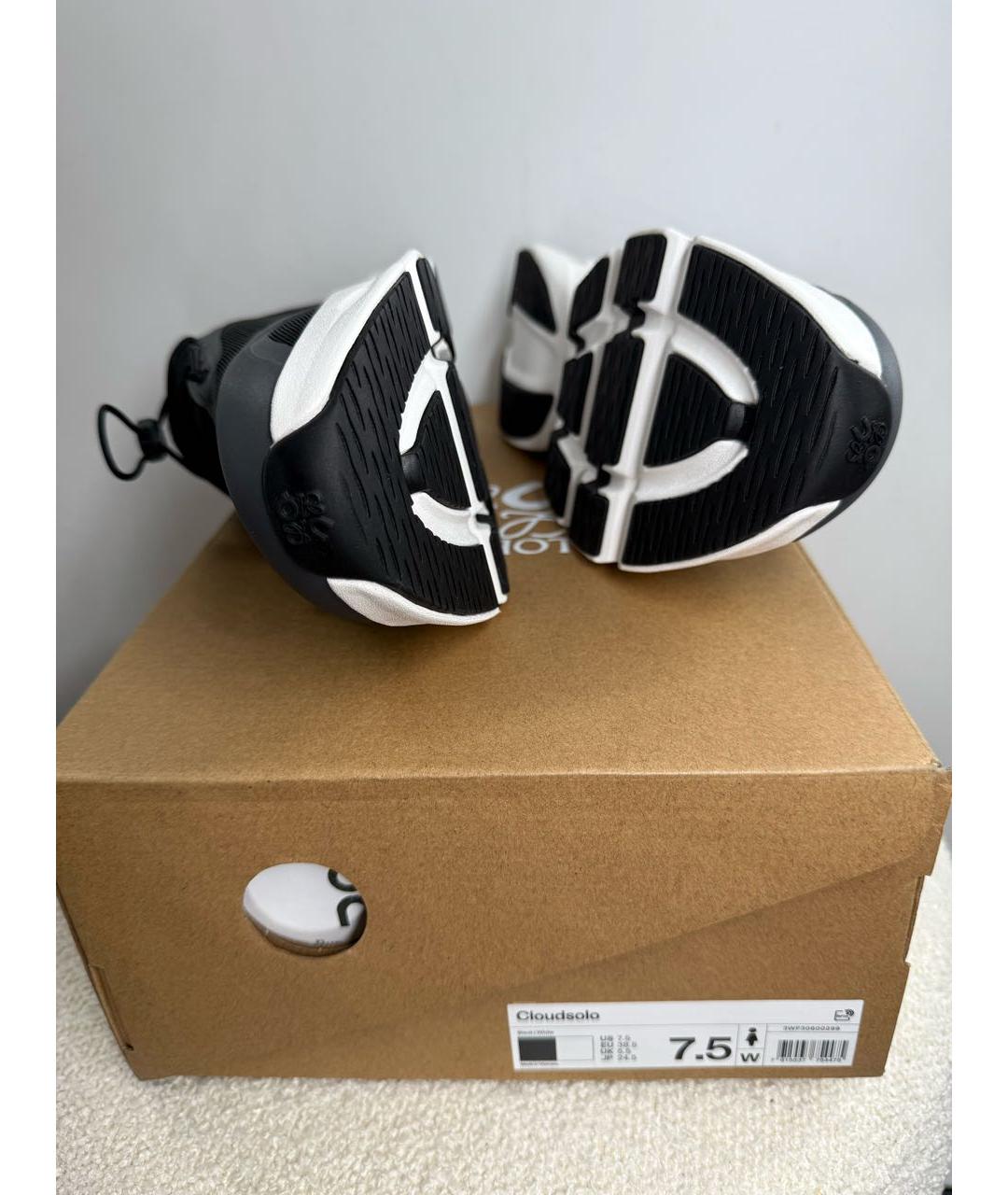 LOEWE Черные текстильные кроссовки, фото 3