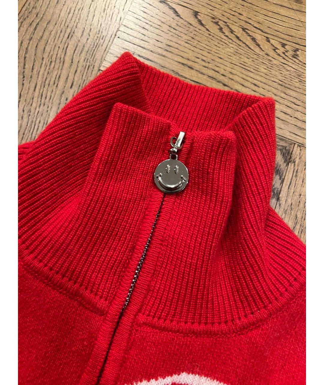 SANDRO Красный шерстяной джемпер / свитер, фото 4