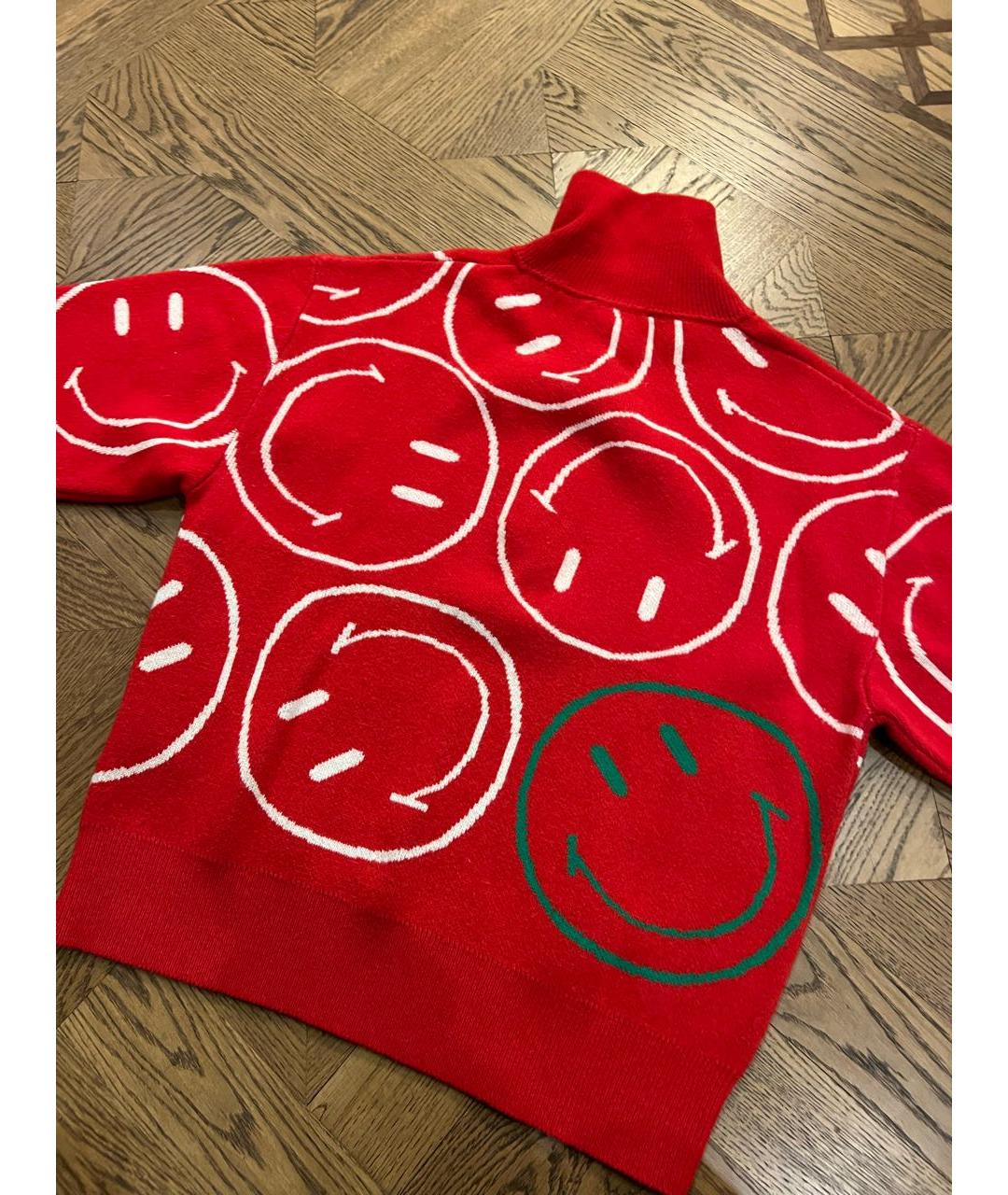 SANDRO Красный шерстяной джемпер / свитер, фото 2