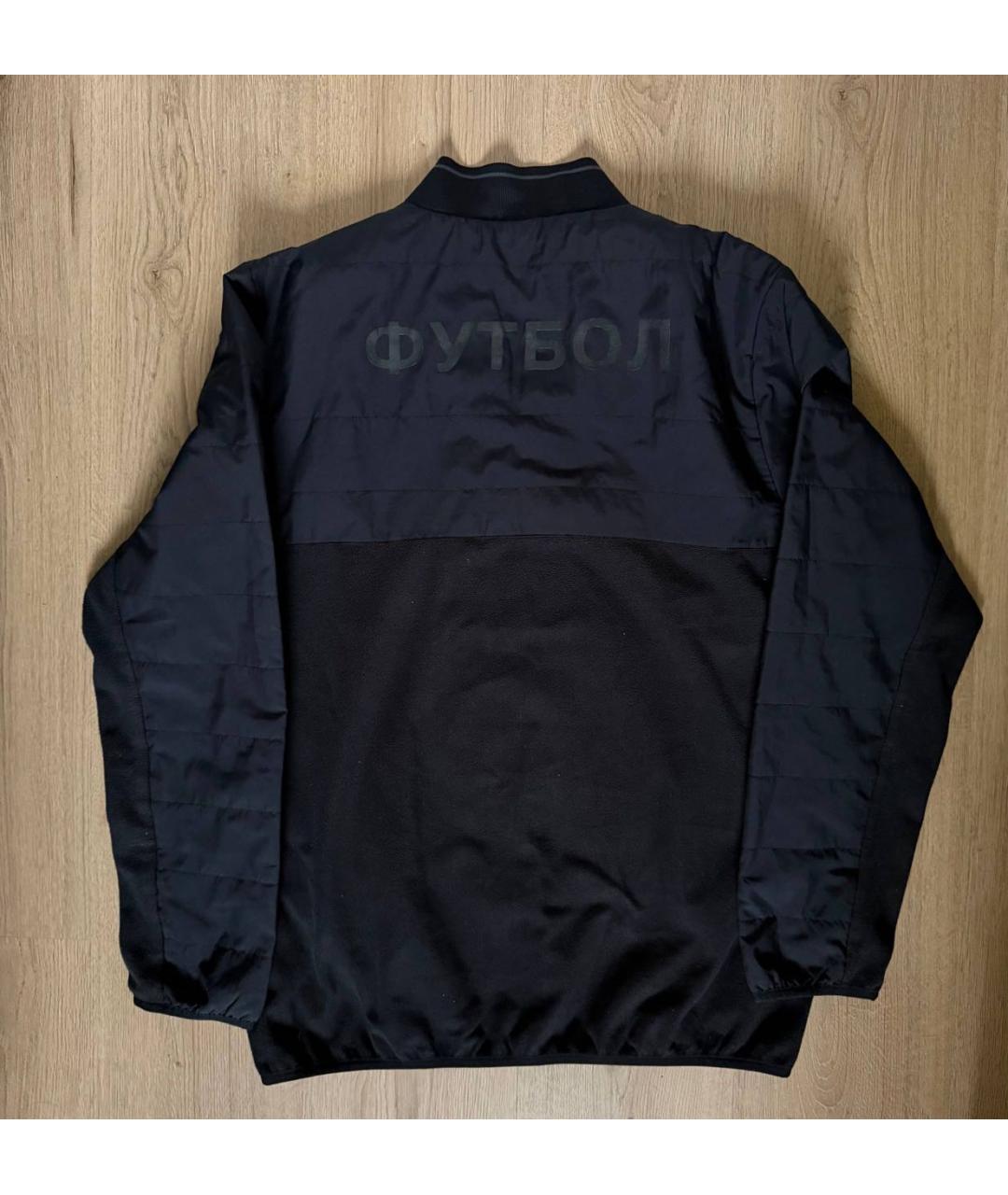 ADIDAS Черная полиэстеровая куртка, фото 2