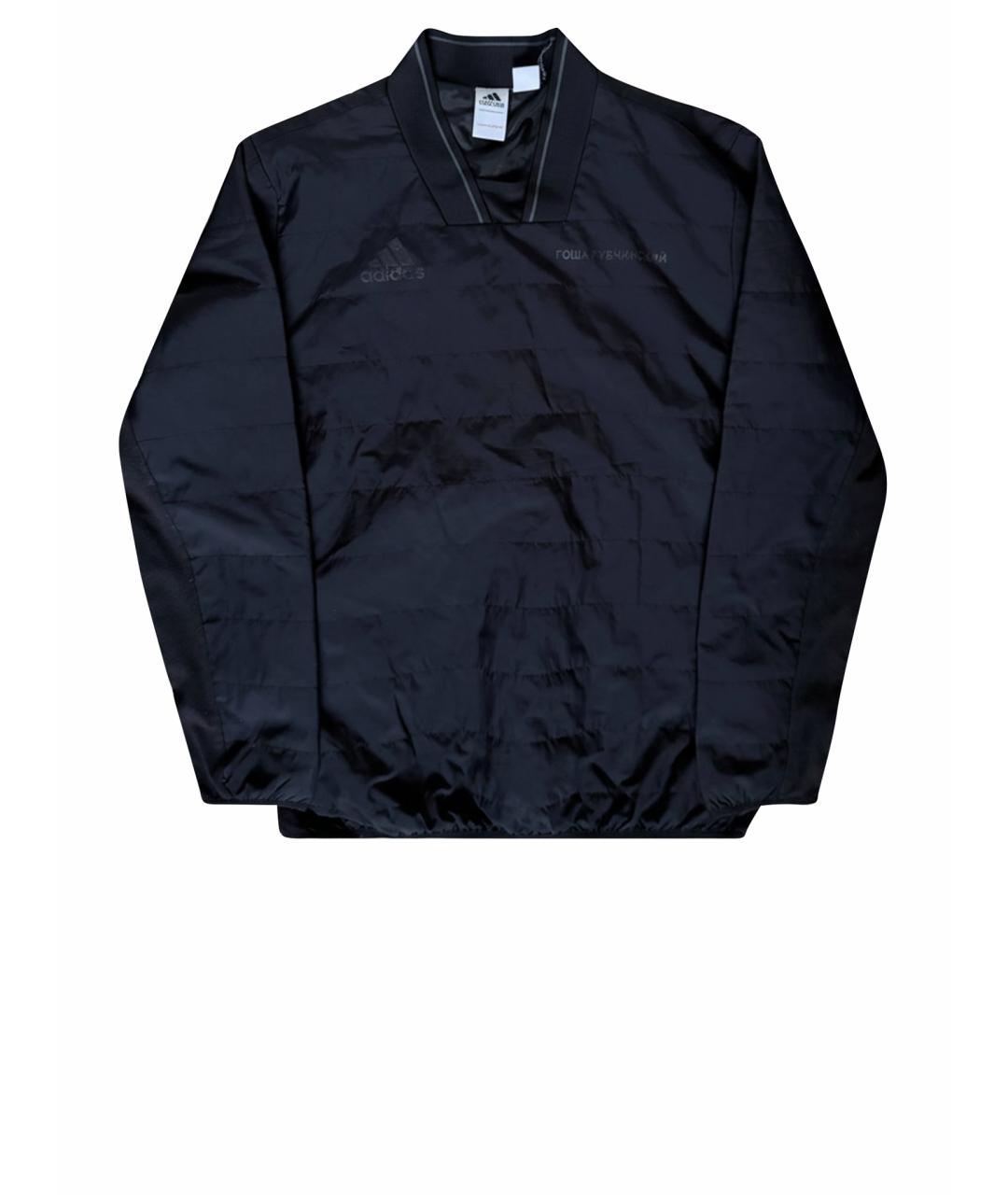 ADIDAS Черная полиэстеровая куртка, фото 1