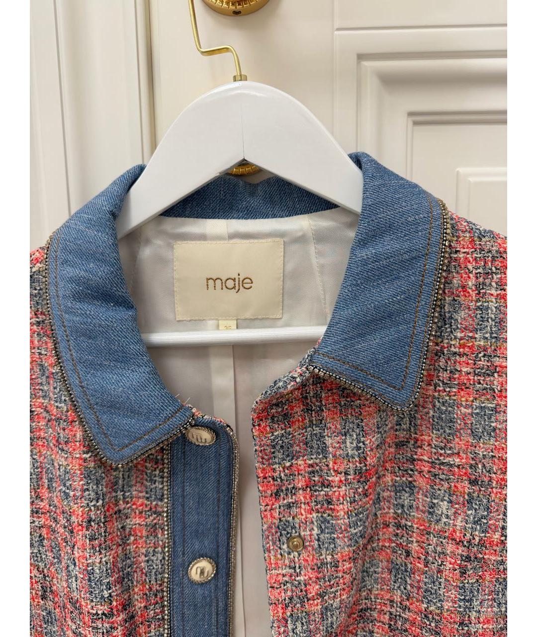 MAJE Мульти твидовый костюм с юбками, фото 3