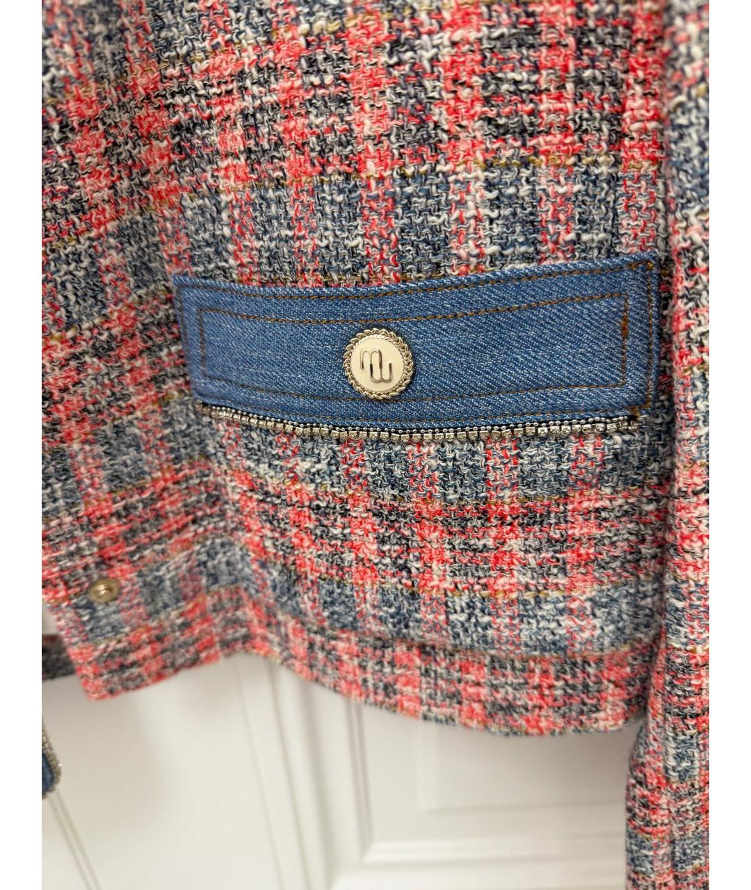MAJE Мульти твидовый костюм с юбками, фото 6