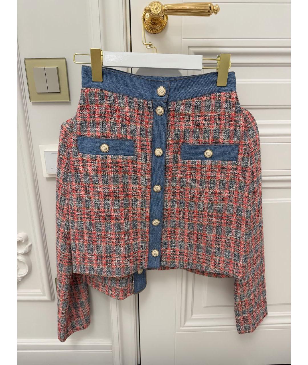 MAJE Мульти твидовый костюм с юбками, фото 2