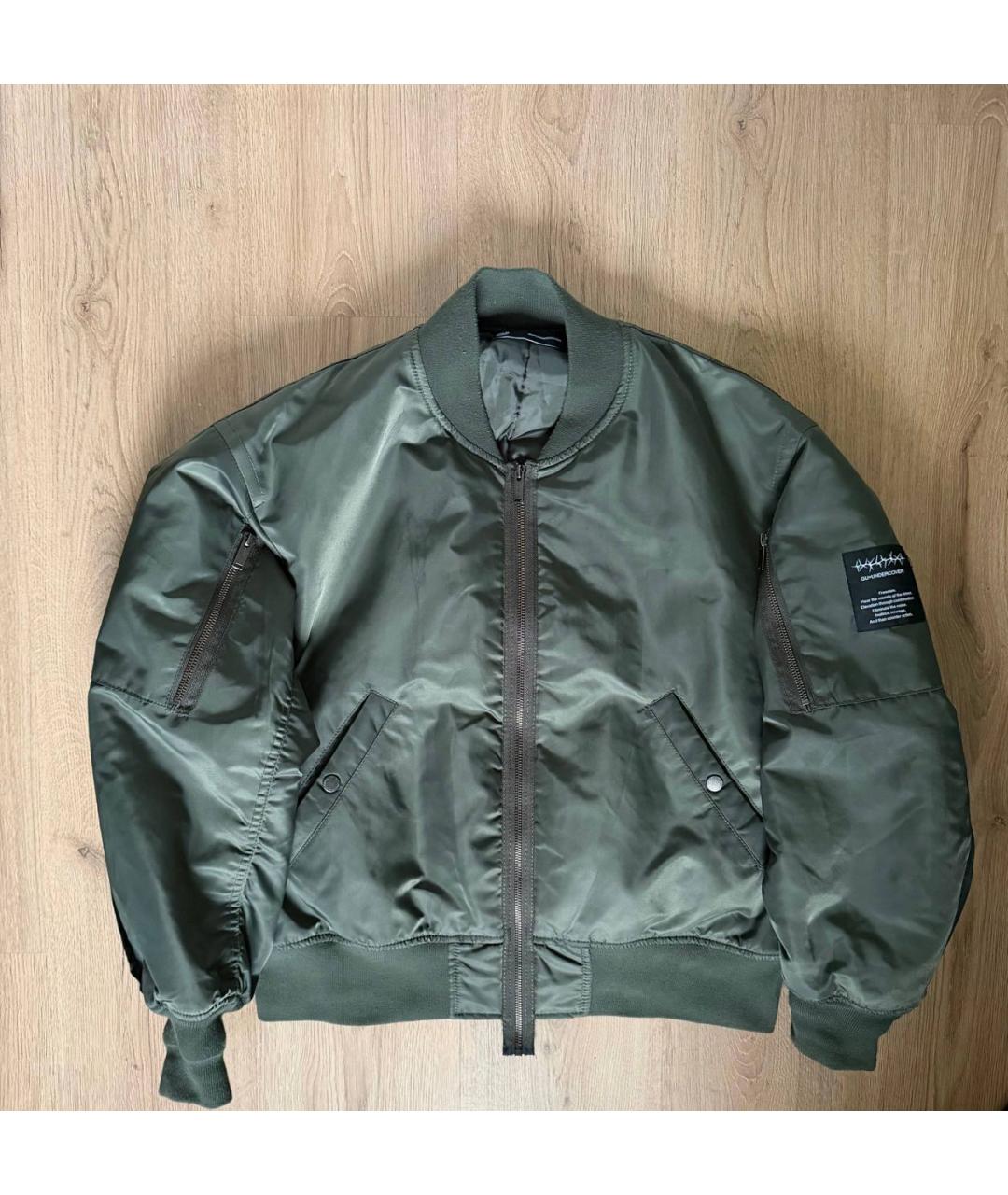 UNDERCOVER Зеленая полиэстеровая куртка, фото 9