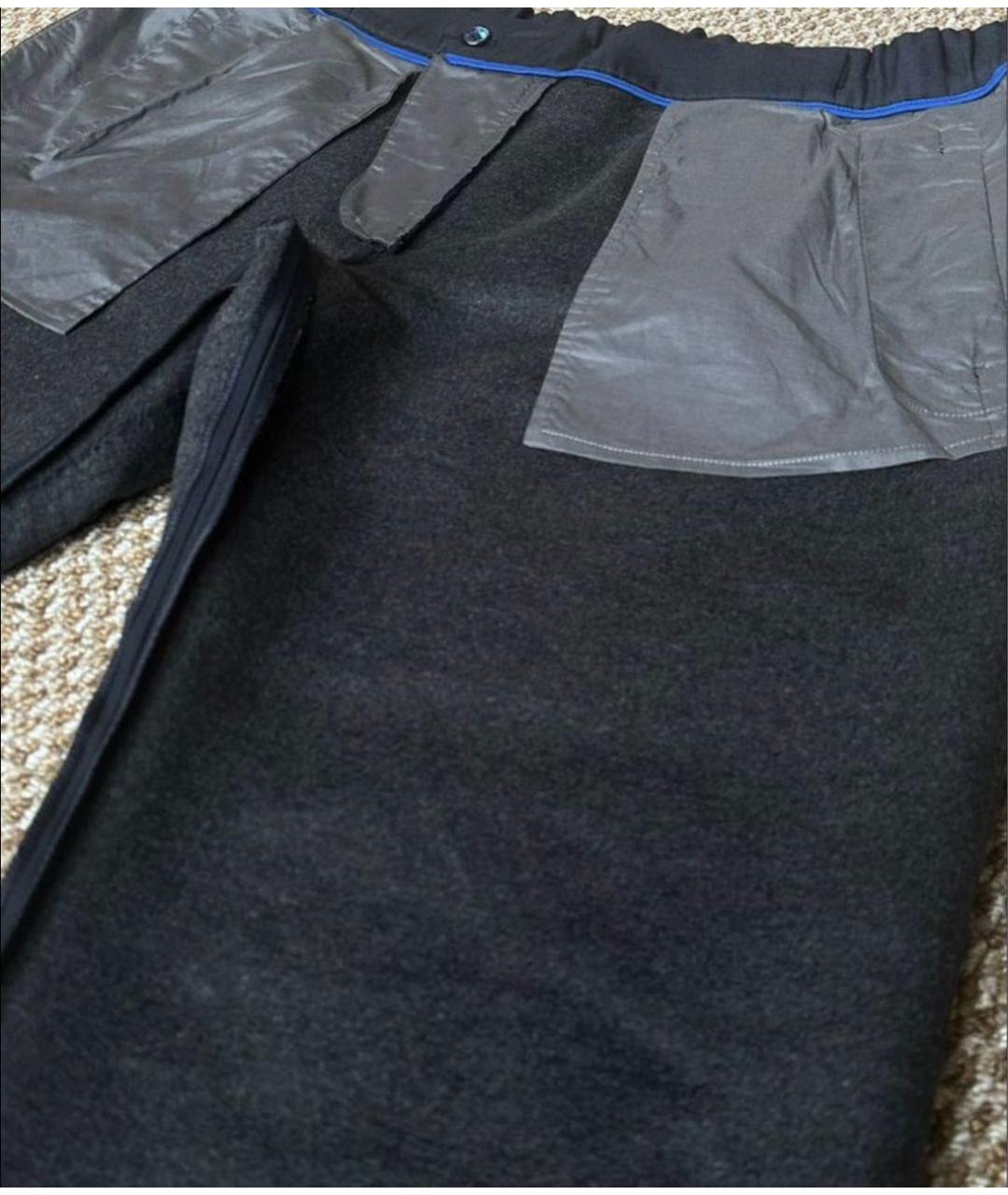 ZILLI Темно-синие хлопковые повседневные брюки, фото 6