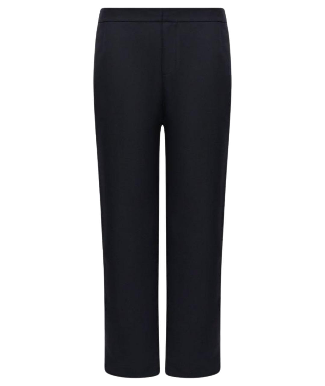 ZILLI Темно-синие хлопковые повседневные брюки, фото 1