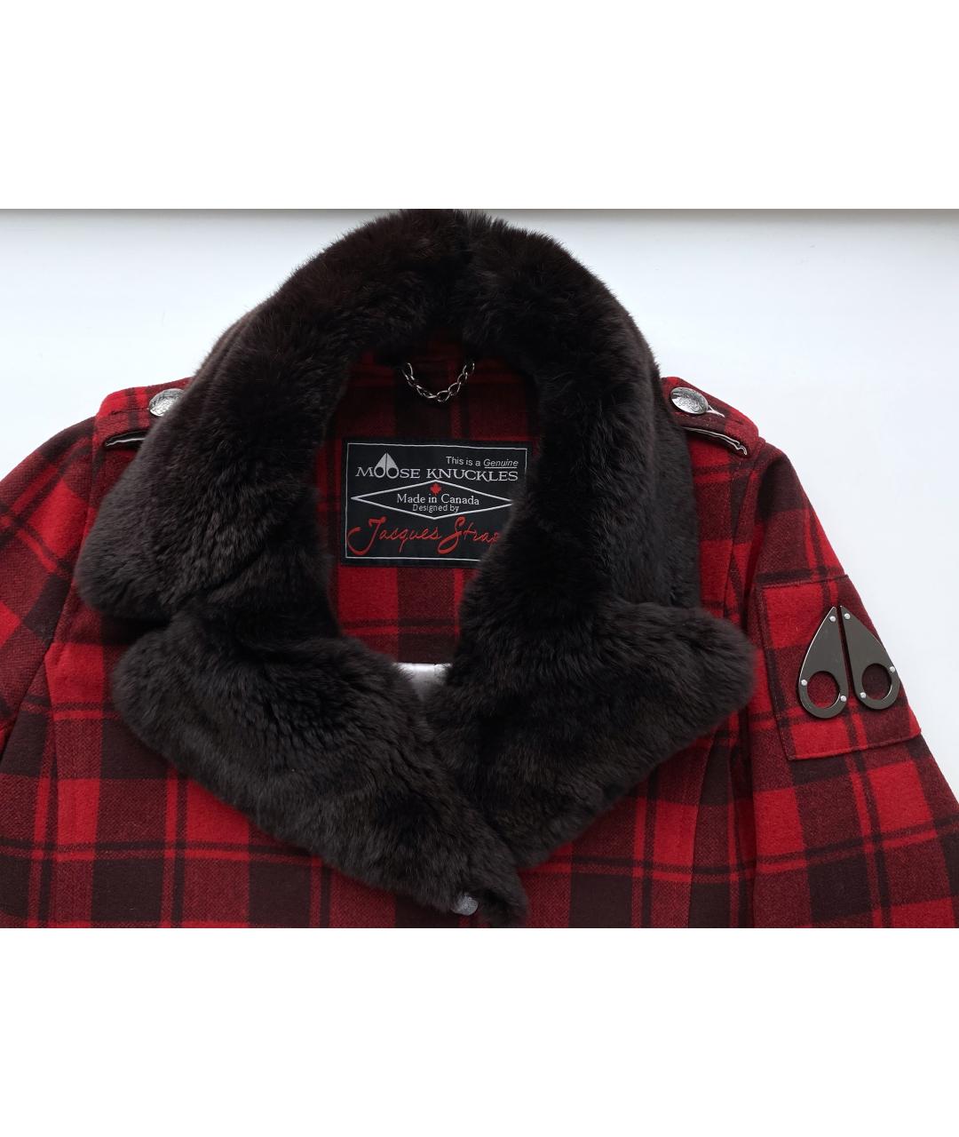 MOOSE KNUCKLES Мульти шерстяное пальто, фото 3