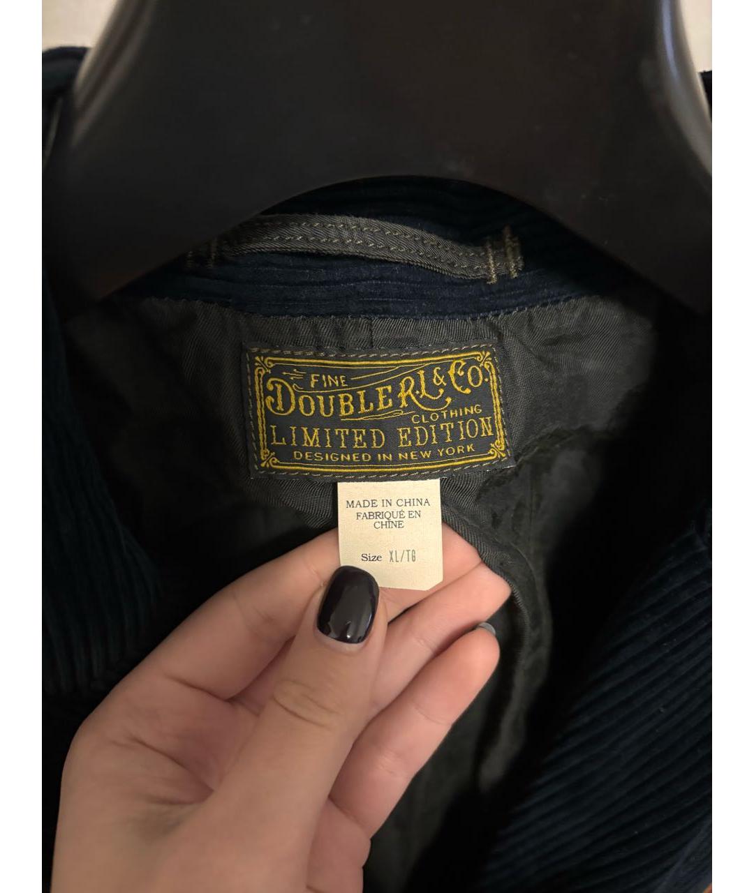 RALPH LAUREN Темно-синий хлопковый пиджак, фото 3