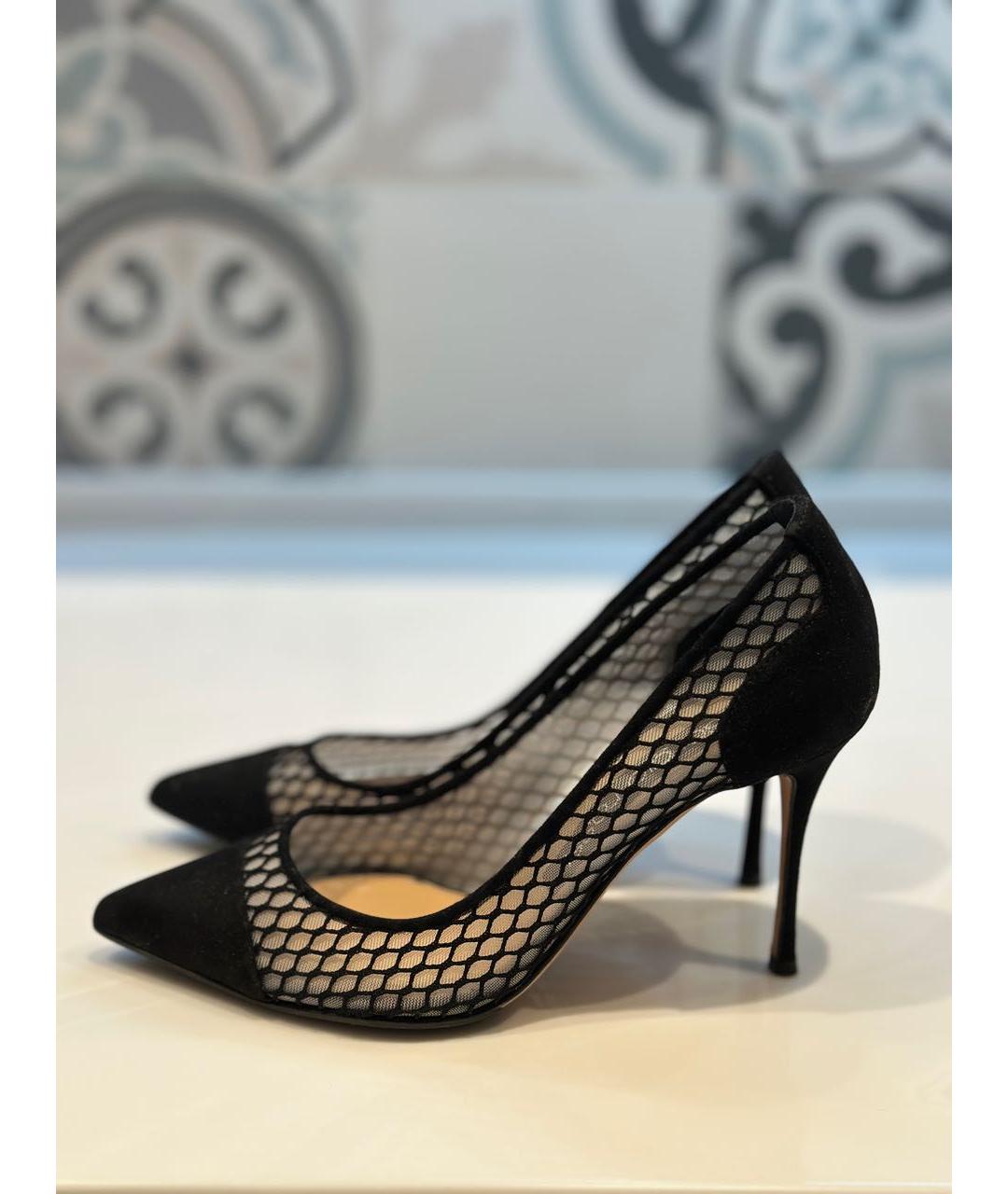 SERGIO ROSSI Черные кожаные туфли, фото 9