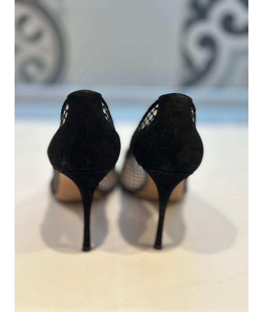 SERGIO ROSSI Черные кожаные туфли, фото 4