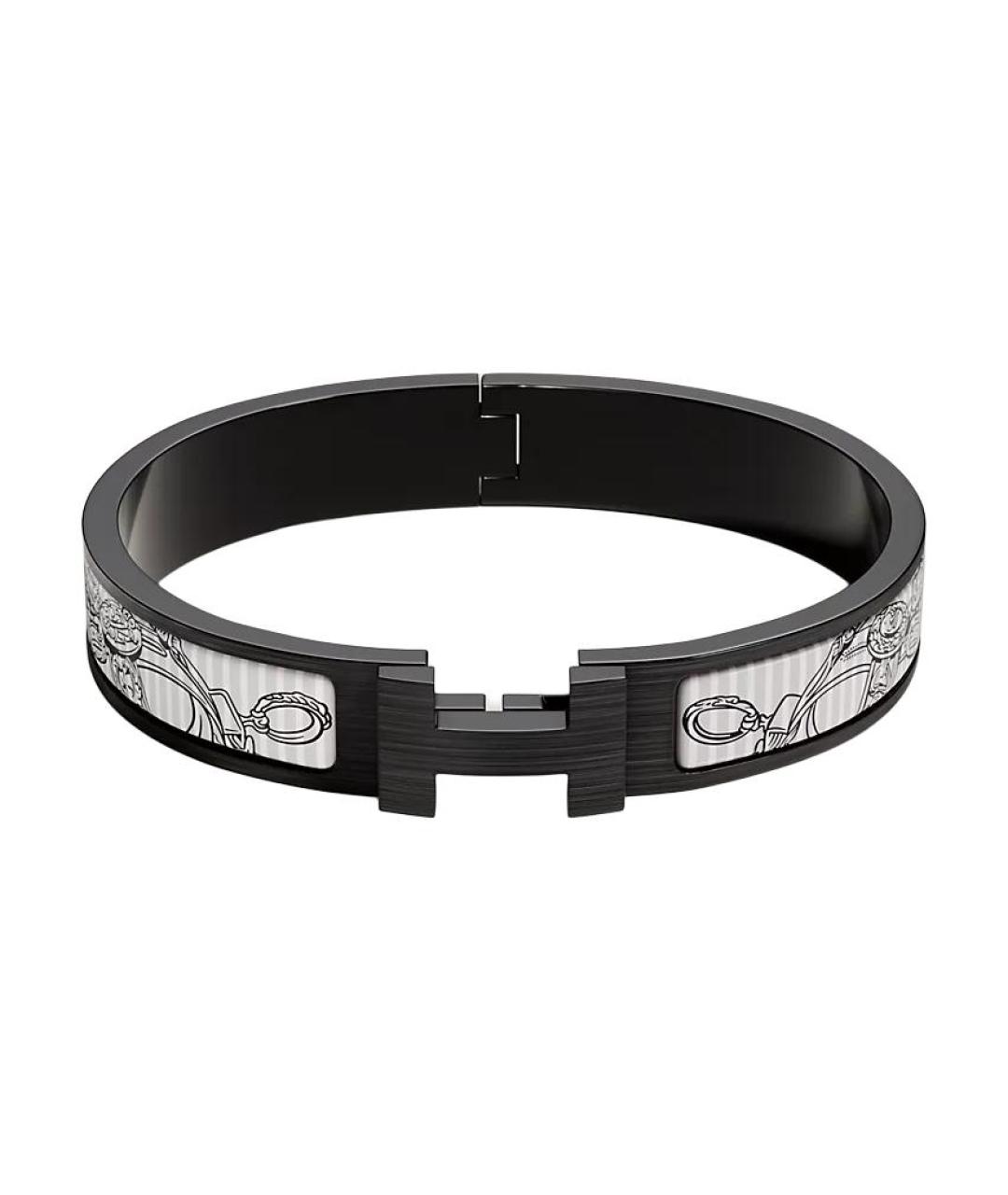 HERMES Черный браслет, фото 1