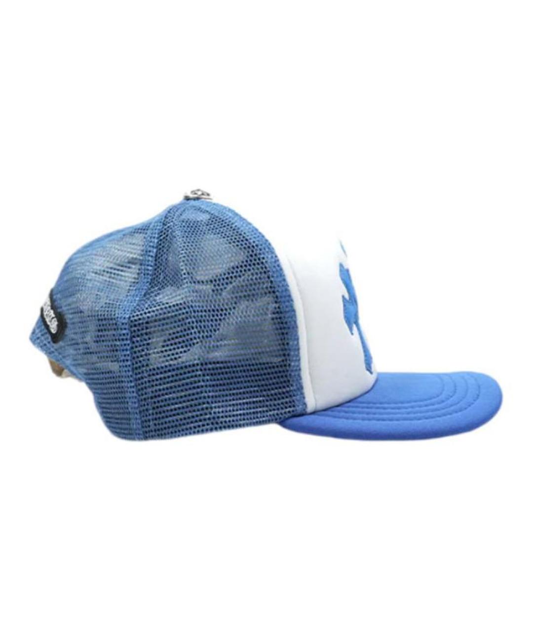 CHROME HEARTS Белая кожаная кепка, фото 2