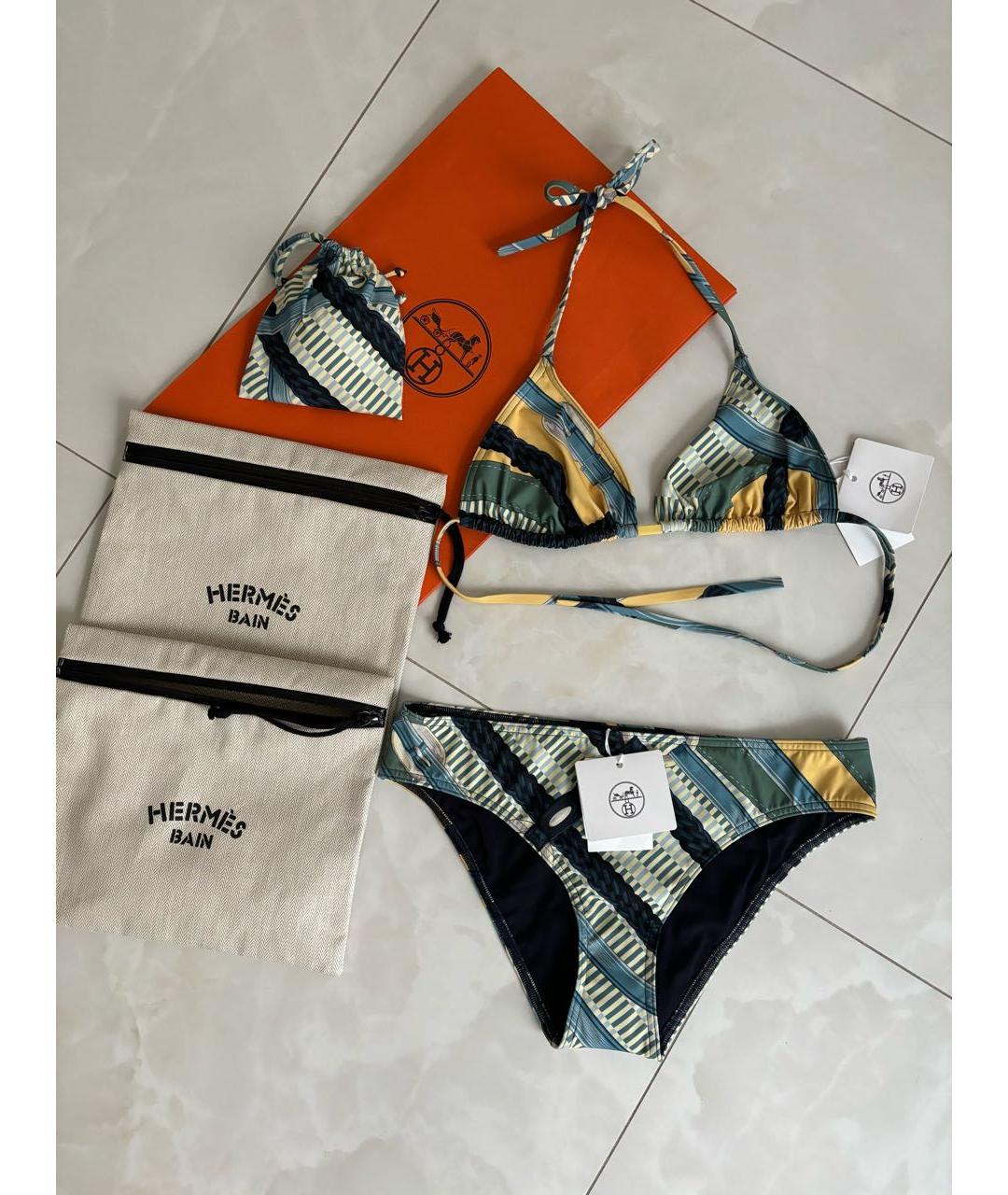 HERMES Мульти полиамидовый купальник, фото 8