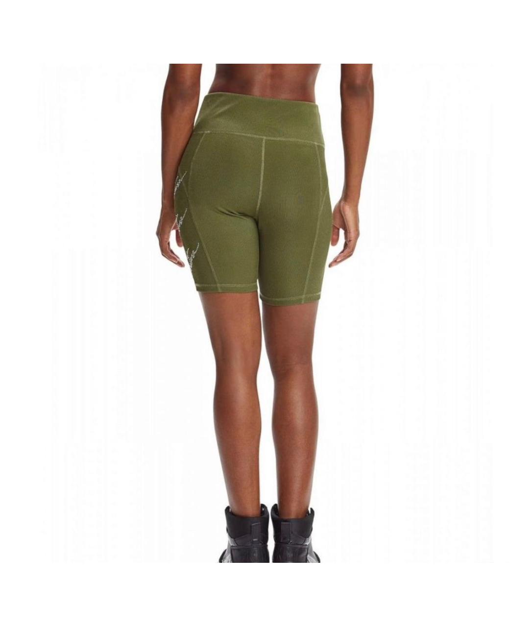 JUICY COUTURE Зеленые полиэстеровые леггинсы и велосипедки, фото 7