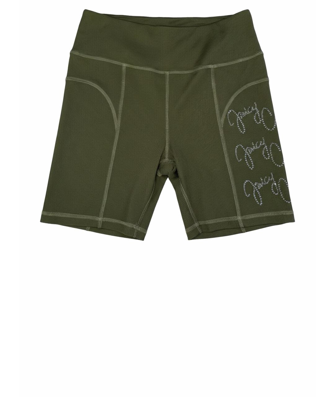 JUICY COUTURE Зеленые полиэстеровые леггинсы и велосипедки, фото 1