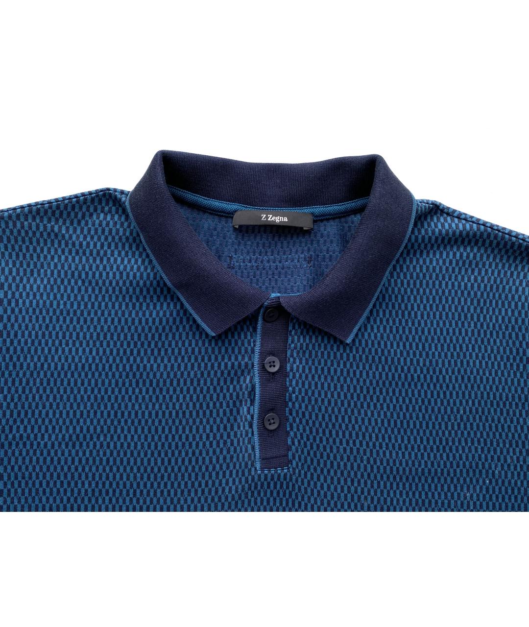 ZZEGNA Мульти хлопковое поло с коротким рукавом, фото 2
