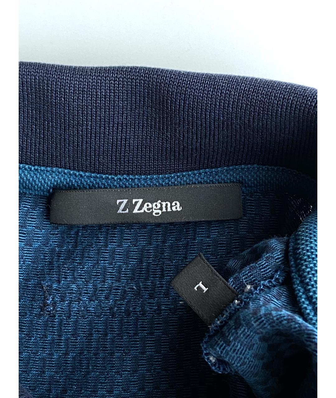 ZZEGNA Мульти хлопковое поло с коротким рукавом, фото 6