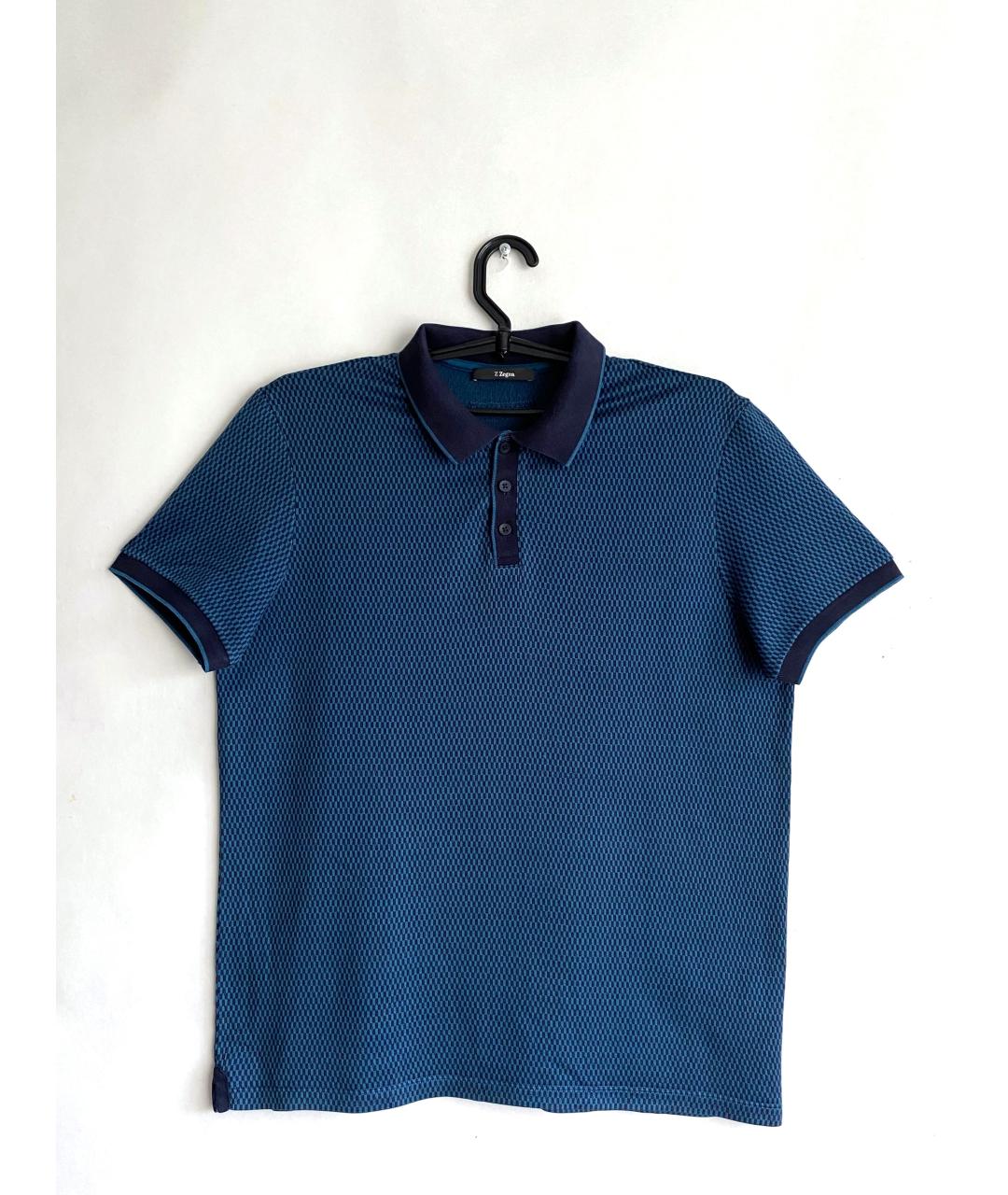 ZZEGNA Мульти хлопковое поло с коротким рукавом, фото 9