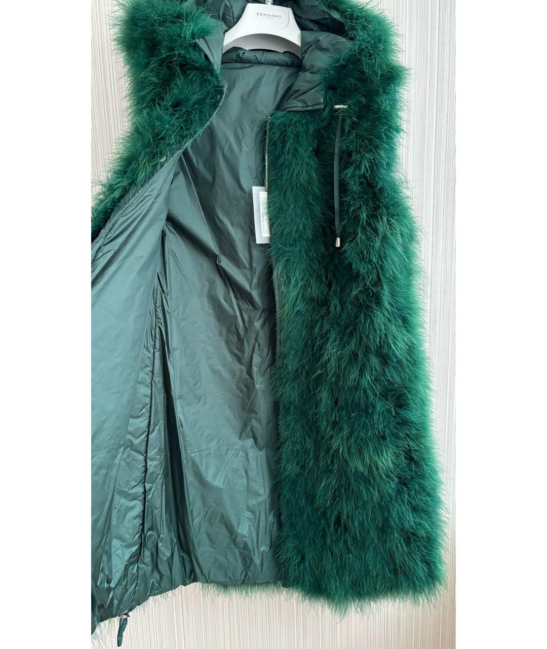 ERMANNO FIRENZE Зеленый жилет из экзотической кожи, фото 5