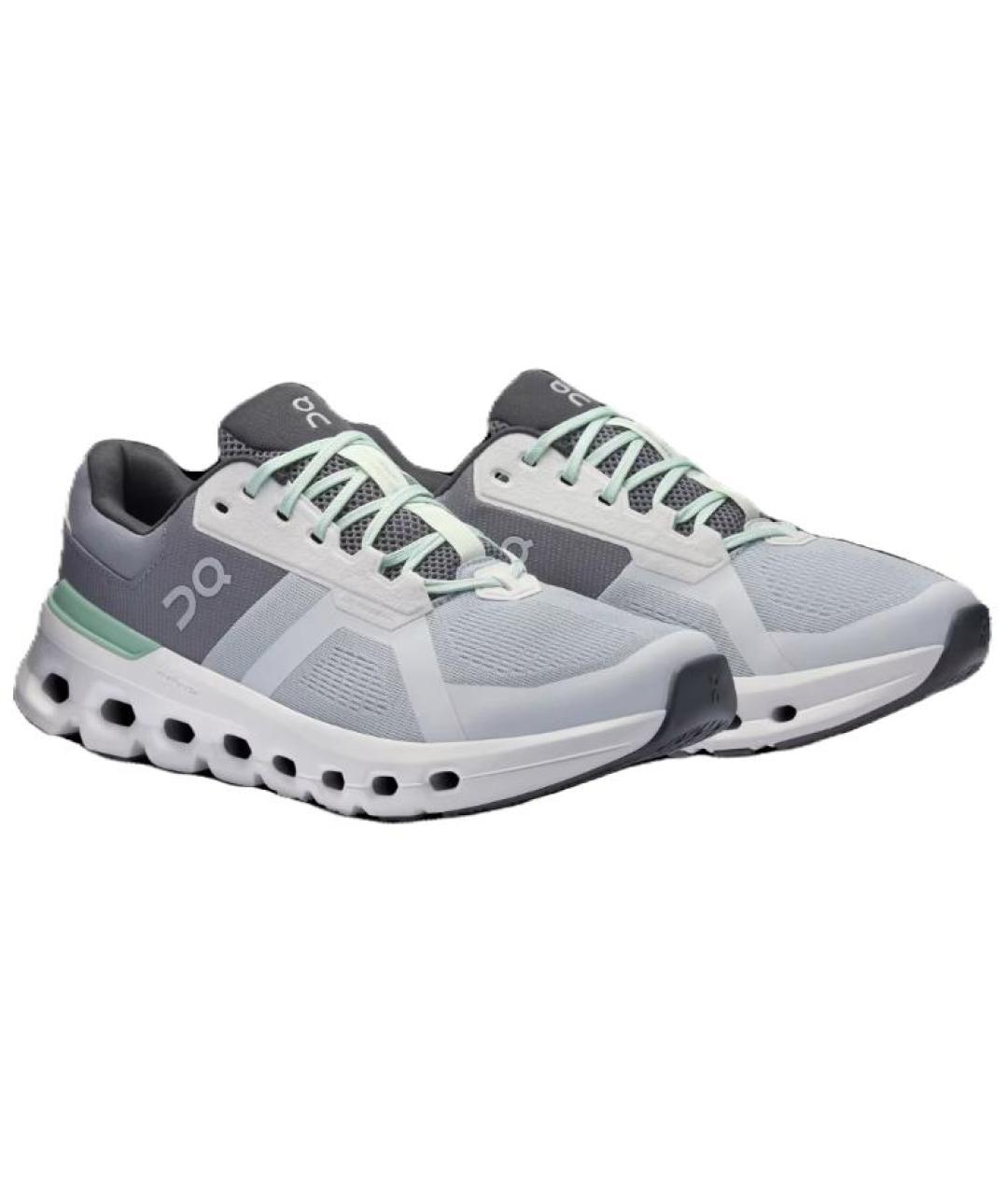 ON Серые текстильные низкие кроссовки / кеды, фото 2