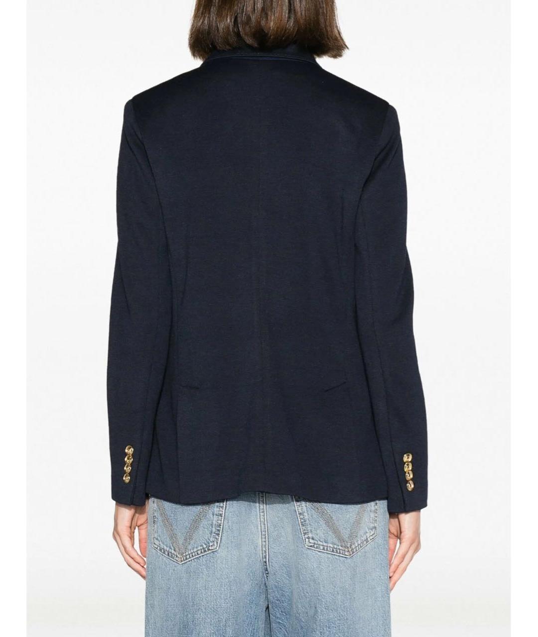 POLO RALPH LAUREN Темно-синий хлопковый жакет/пиджак, фото 2